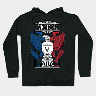 Team Victor Lifetime Member, Victor Name, Victor Middle Name Hoodie